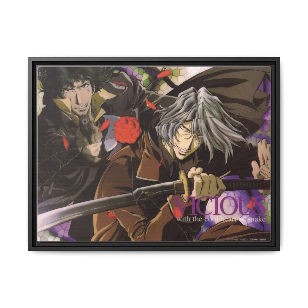 Anime Cowboy Bebop Canvas Framed Art Print