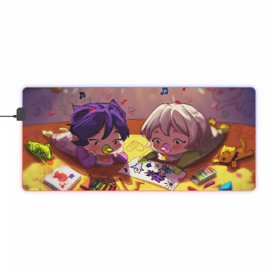 Mairimashita! Iruma-kun RGB LED Mouse Pad (Desk Mat)