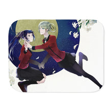 Load image into Gallery viewer, Anime Kakegurui Sherpa Blanket
