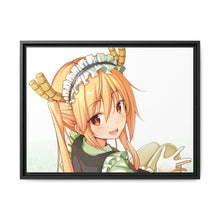Load image into Gallery viewer, Miss Kobayashi&#39;s Dragon Maid Kobayashi San Chi No Maid Dragon, Tohru Canvas Framed Art Print

