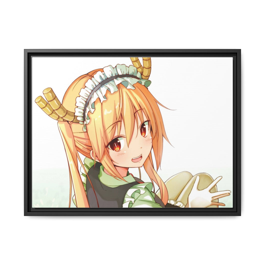 Miss Kobayashi's Dragon Maid Kobayashi San Chi No Maid Dragon, Tohru Canvas Framed Art Print