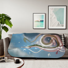 Load image into Gallery viewer, Anime Spirited Away Sherpa Blanket

