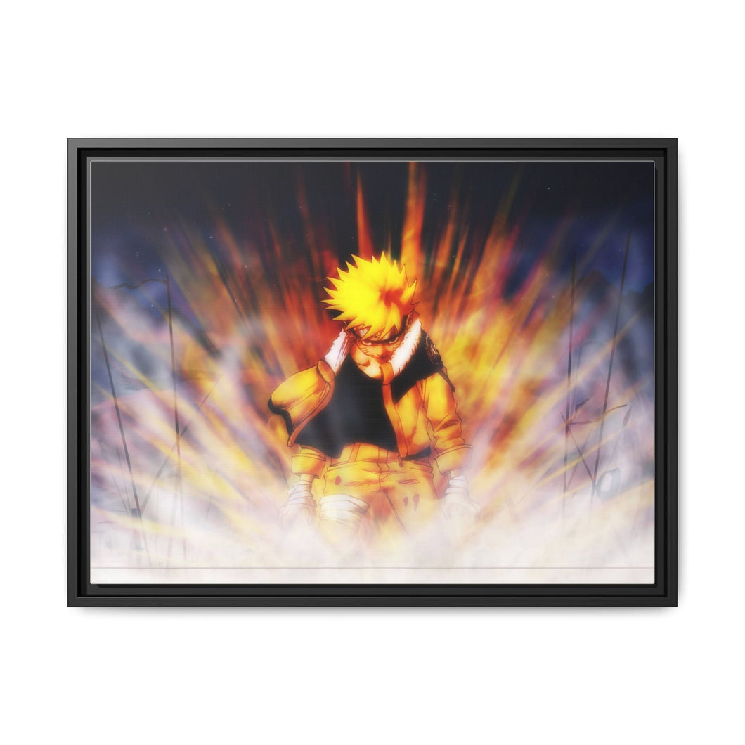 Anime Naruto Canvas Framed Art Print
