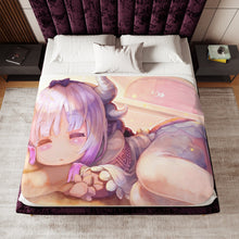 Load image into Gallery viewer, Anime Miss Kobayashi&#39;s Dragon Maid Sherpa Blanket

