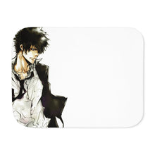 Load image into Gallery viewer, Shinya Kogami Serious Sherpa Blanket
