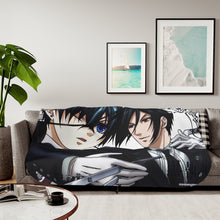 Load image into Gallery viewer, Black Butler Sherpa Blanket
