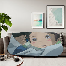Load image into Gallery viewer, Anime Spirited Away Sherpa Blanket
