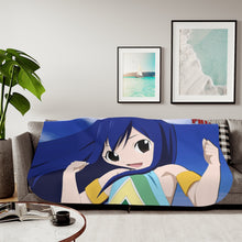 Load image into Gallery viewer, Fairy Tail Wendy Marvell Sherpa Blanket
