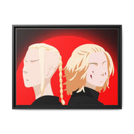 Mikey and Draken (Tokyo Revengers) Canvas Framed Art Print