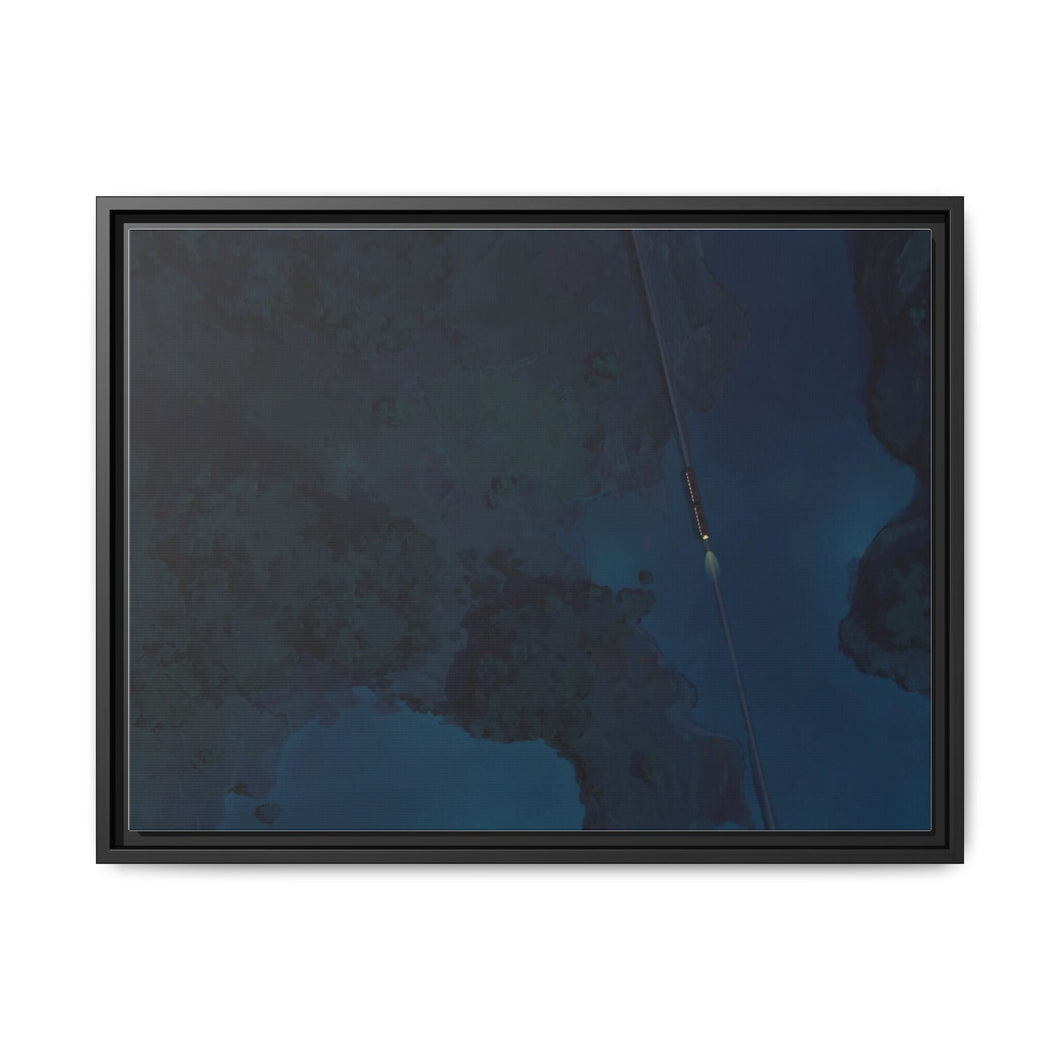 Anime Spirited Awayr Canvas Framed Art Print