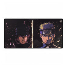 Load image into Gallery viewer, Naruto and Sasuke Mouse Pad (Desk Mat)

