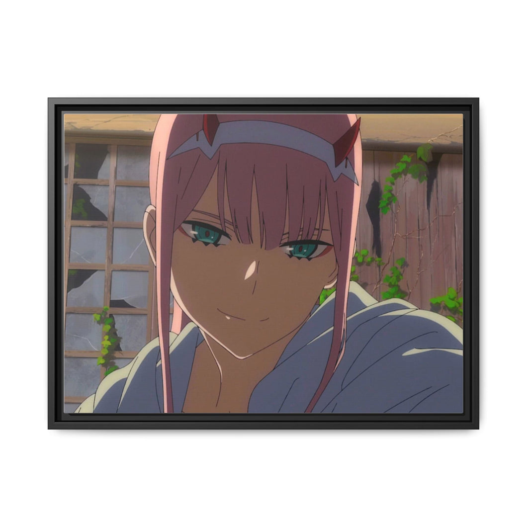 Anime Darling in the FranXX Canvas Framed Art Print