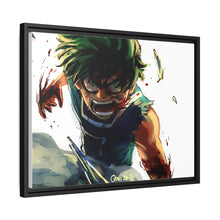 Load image into Gallery viewer, My Hero Academia Izuku Midoriya Canvas Framed Art Print
