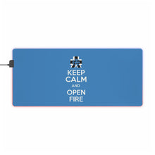 Load image into Gallery viewer, Girls und Panzer RGB LED Mouse Pad (Desk Mat)
