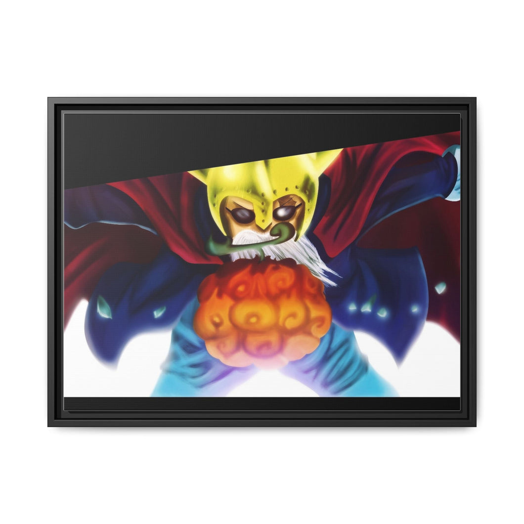 Sabo and Mera mero no mi Canvas Framed Art Print