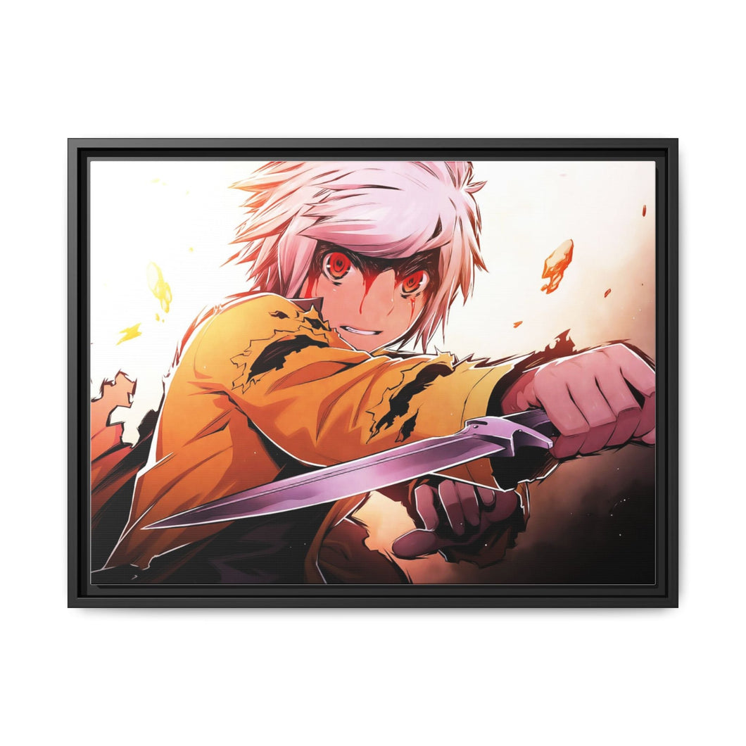 Is It Wrong to Try to Pick Up Girls in a Dungeon? Bell Cranel Canvas Framed Art Print