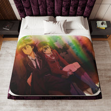 Load image into Gallery viewer, Anime Guilty Crown Sherpa Blanket
