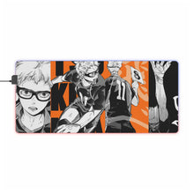 Load image into Gallery viewer, Tsukishima Kei RGB LED Mouse Pad (Desk Mat)
