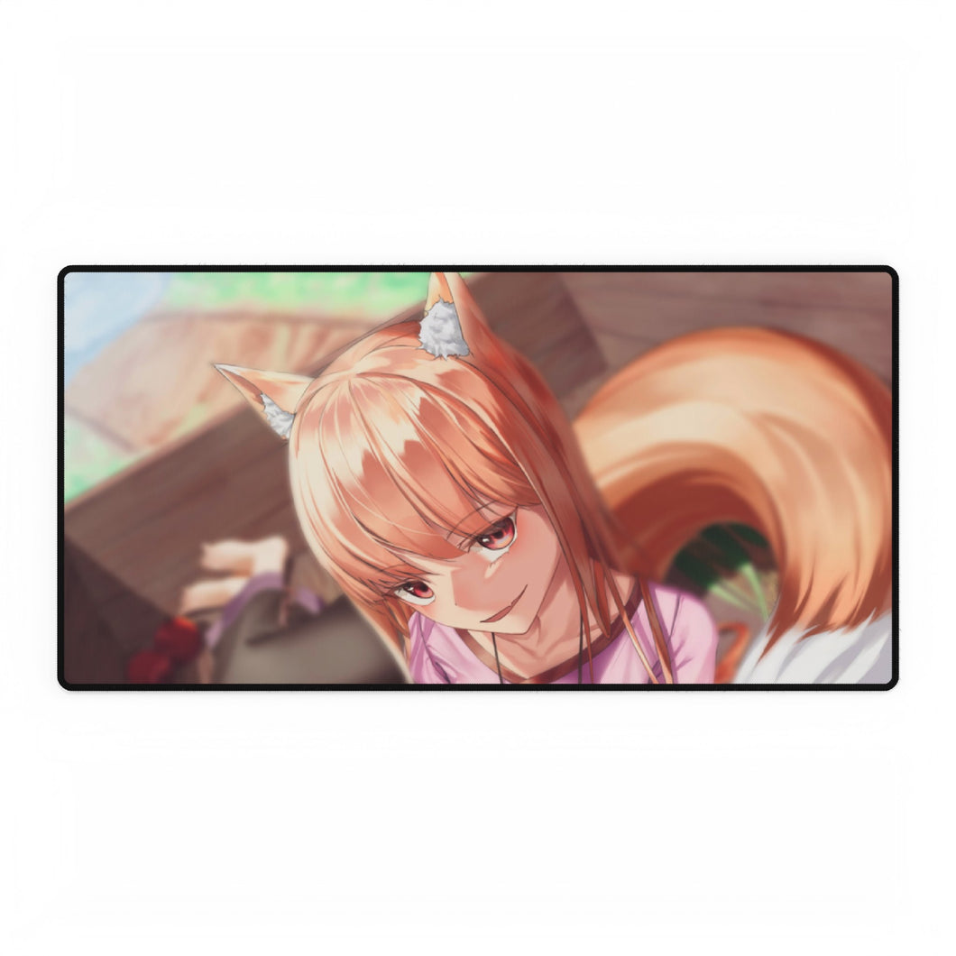 Holo - Spice & Wolf Mouse Pad (Desk Mat)