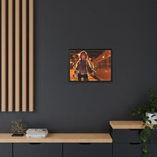 Load image into Gallery viewer, Makise Kurisu Canvas Framed Art Print
