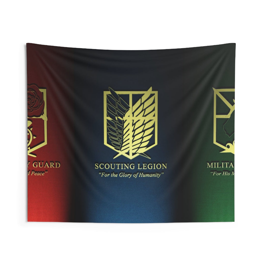 Anime Attack On Titan Indoor Wall Tapestry