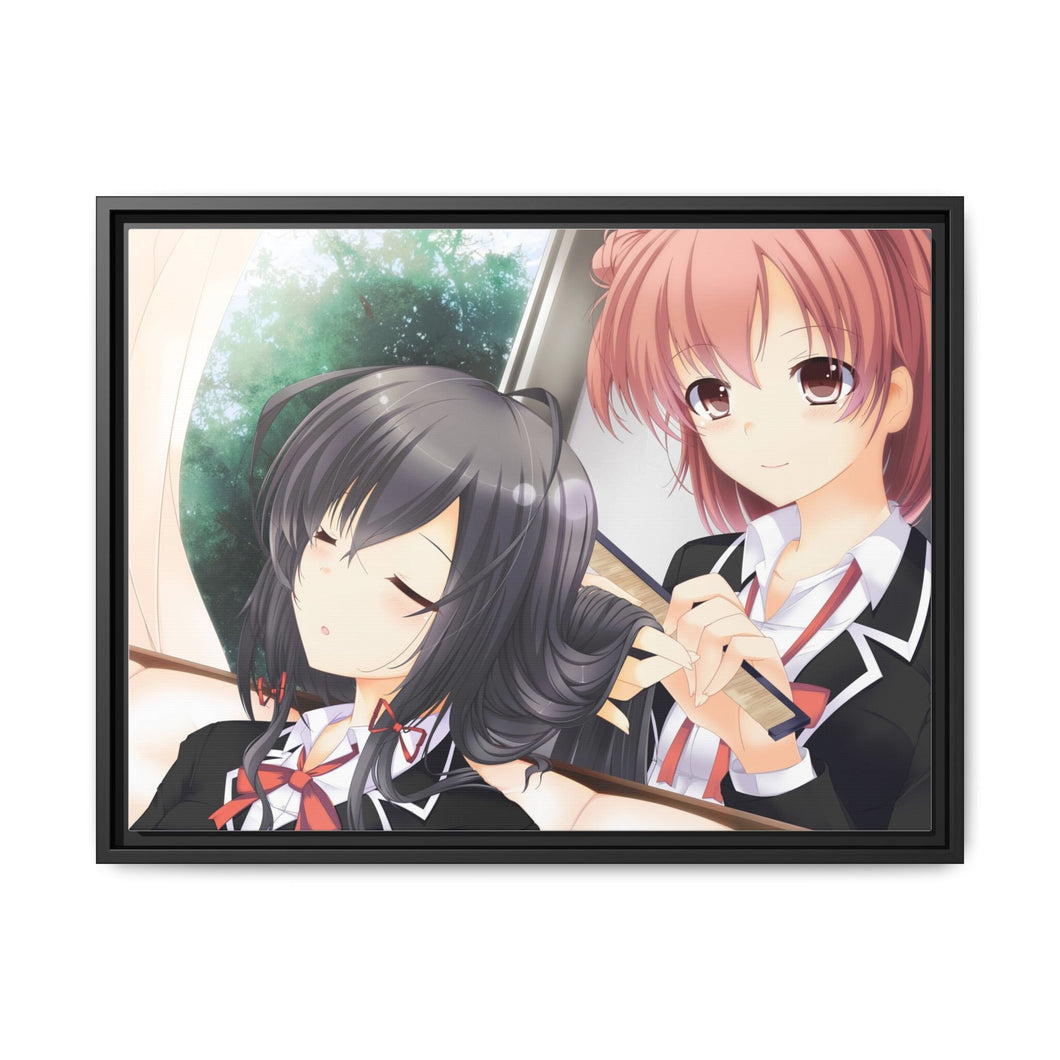 My Teen Romantic Comedy SNAFU Yukino Yukinoshita, Yui Yuigahama Canvas Framed Art Print