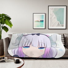 Load image into Gallery viewer, Miss Kobayashi&#39;s Dragon Maid Kanna Kamui, Kobayashi San Chi No Maid Dragon Sherpa Blanket
