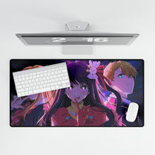 Load image into Gallery viewer, Hoshino Ai, Aquamarine Hoshino &amp; Ru Mouse Pad (Desk Mat)
