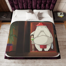 Load image into Gallery viewer, Anime Spirited Away Sherpa Blanket
