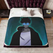 Load image into Gallery viewer, Solo Leveling Sherpa Blanket
