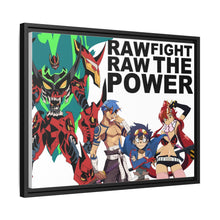 Load image into Gallery viewer, Raw Raw Fight The Power Canvas Framed Art Print
