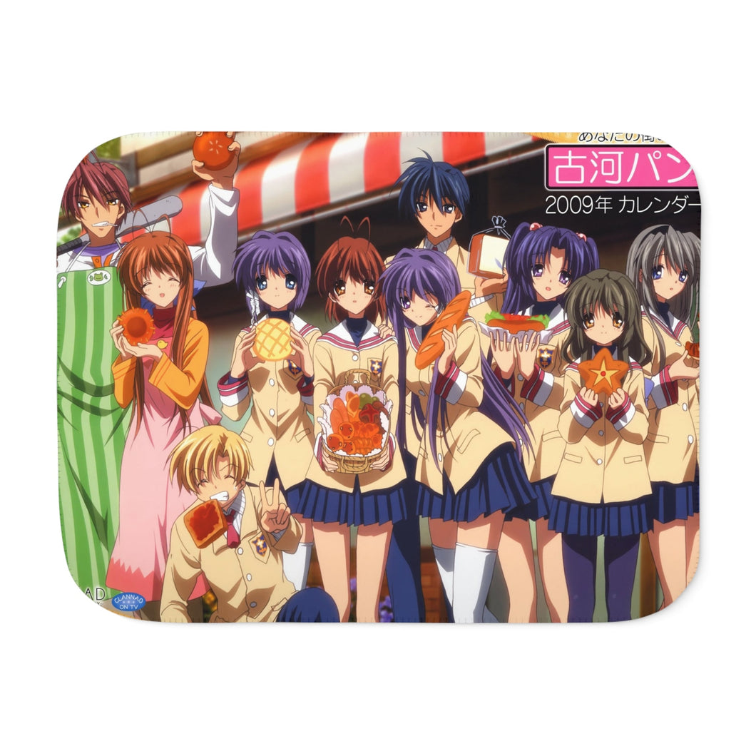 Clannad Tomoya Okazaki, Nagisa Furukawa, Tomoyo Sakagami, Kyou Fujibayashi, Fuuko Ibuki Sherpa Blanket
