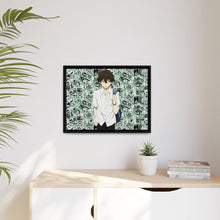 Load image into Gallery viewer, Hōtarō Oreki Going to school Canvas Framed Art Print
