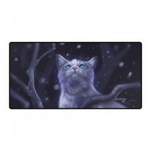 Load image into Gallery viewer, Cat Looking up at the Starry Sky Mouse Pad (Desk Mat)
