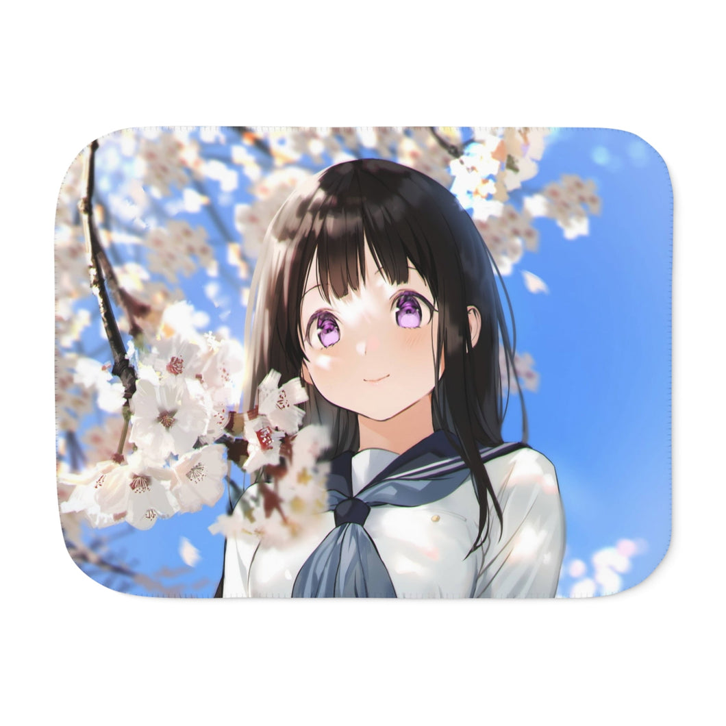 Hyouka Eru Chitanda Sherpa Blanket