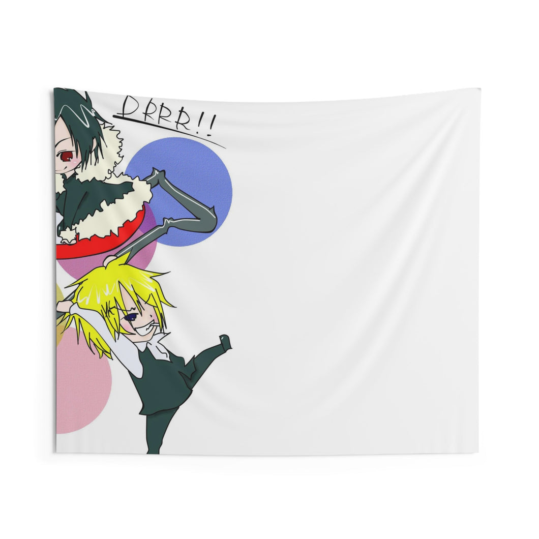 Durarara!! Izaya Orihara, Shizuo Heiwajima Indoor Wall Tapestry