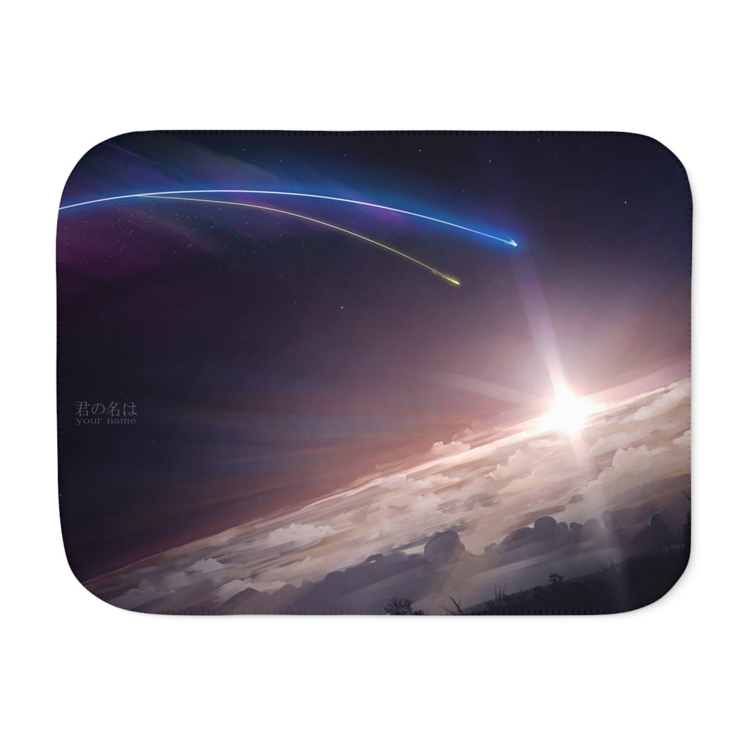 Anime Your Name. Sherpa Blanket