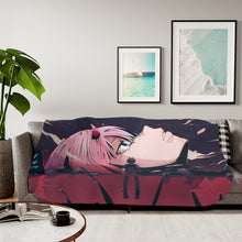Load image into Gallery viewer, Anime Darling in the FranXX Sherpa Blanket
