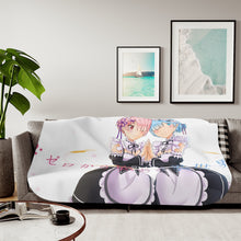 Load image into Gallery viewer, Anime Re:ZERO -Starting Life in Another World- Sherpa Blanket
