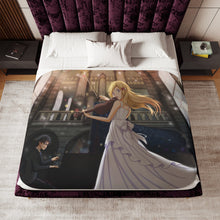 Load image into Gallery viewer, Anime Your Lie in April Sherpa Blanket
