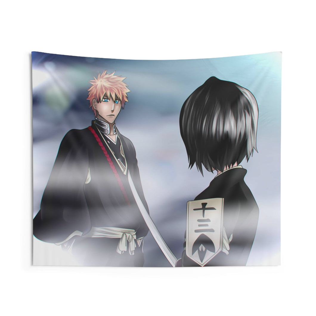 Bleach Ichigo Kurosaki, Rukia Kuchiki Indoor Wall Tapestry