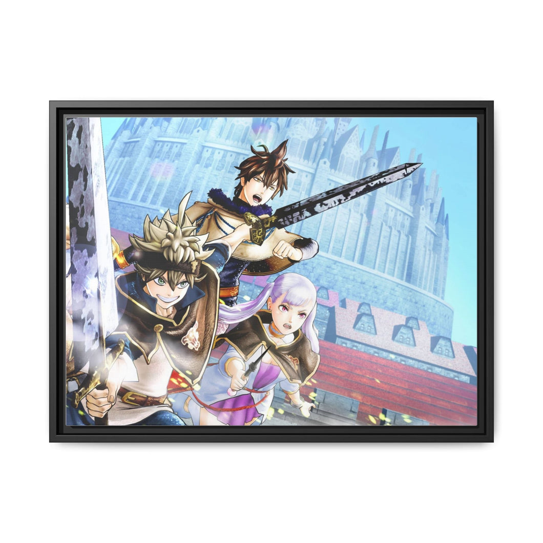 Anime Black Clover Canvas Framed Art Print