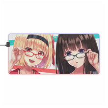 Load image into Gallery viewer, Lycoris Recoil Takina Inoue, Chisato Nishikigi RGB LED Mouse Pad (Desk Mat)
