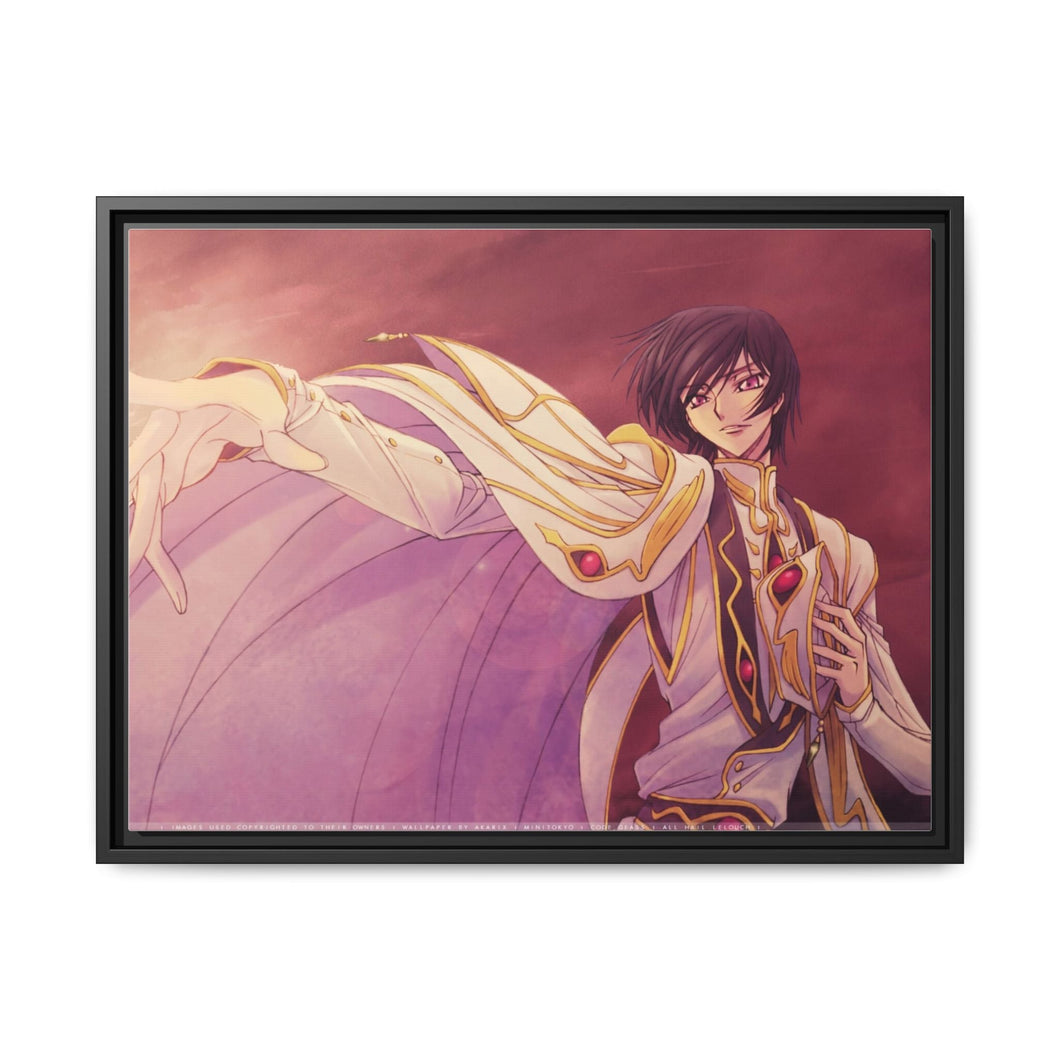 Code Geass Lelouch Lamperouge Canvas Framed Art Print