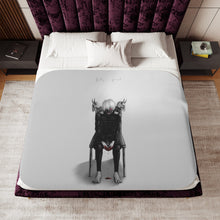 Load image into Gallery viewer, Ken Kaneki - Mask Sherpa Blanket
