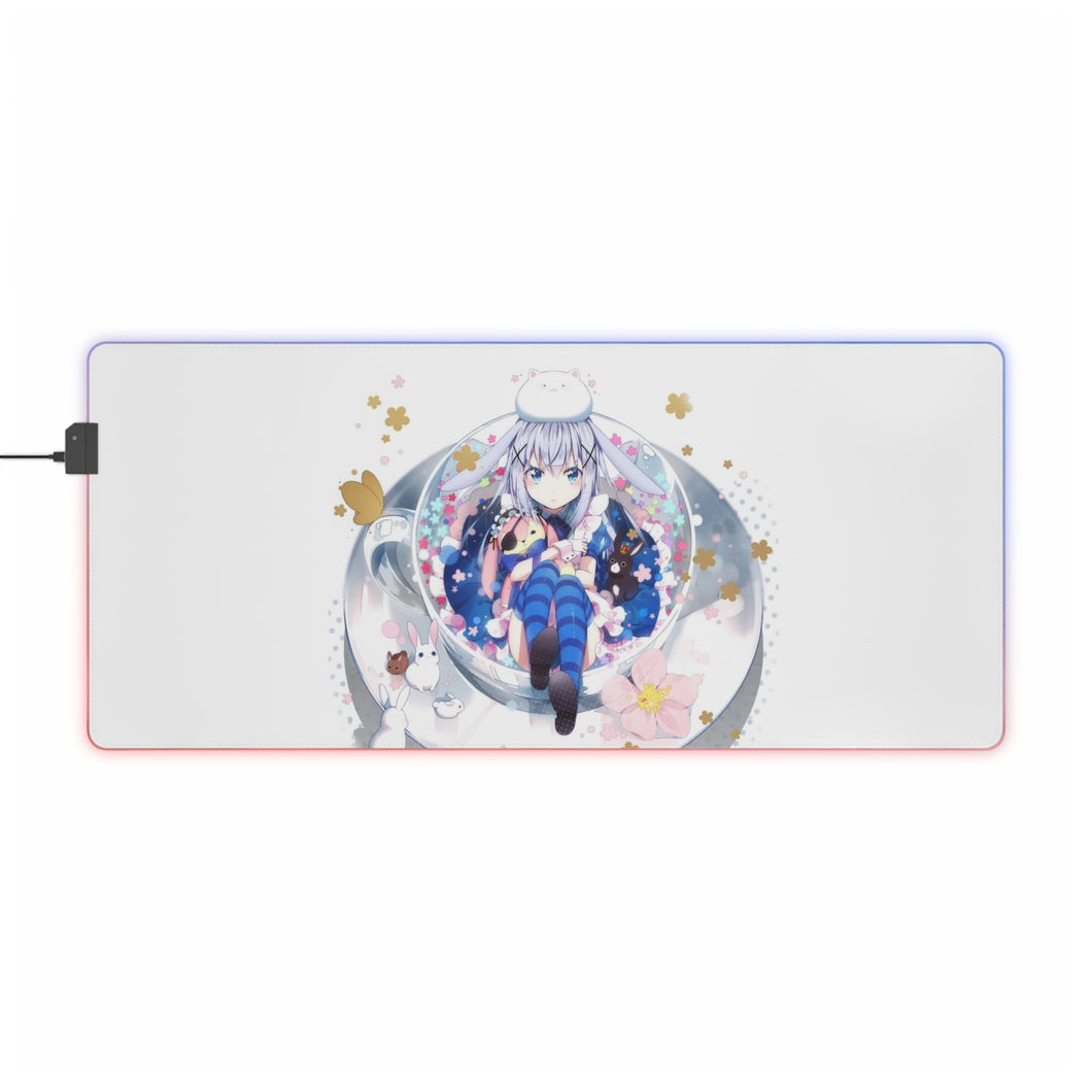 Is The Order A Rabbit? RGB LED Mouse Pad (Desk Mat)