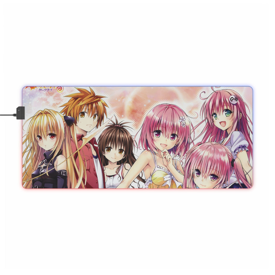 To Love-Ru RGB LED Mouse Pad (Desk Mat)