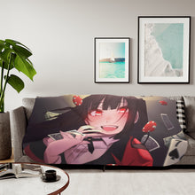 Load image into Gallery viewer, Kakegurui Yumeko Jabami Sherpa Blanket
