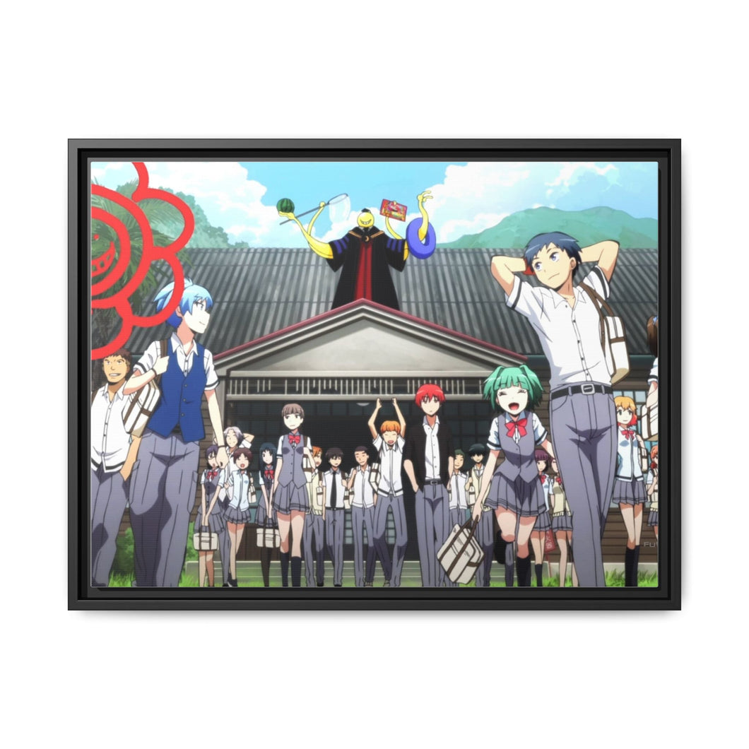 Assassination Classroom Canvas Framed Art Print