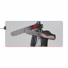 Load image into Gallery viewer, Anime Chainsaw Man RGB LED Mouse Pad (Desk Mat)
